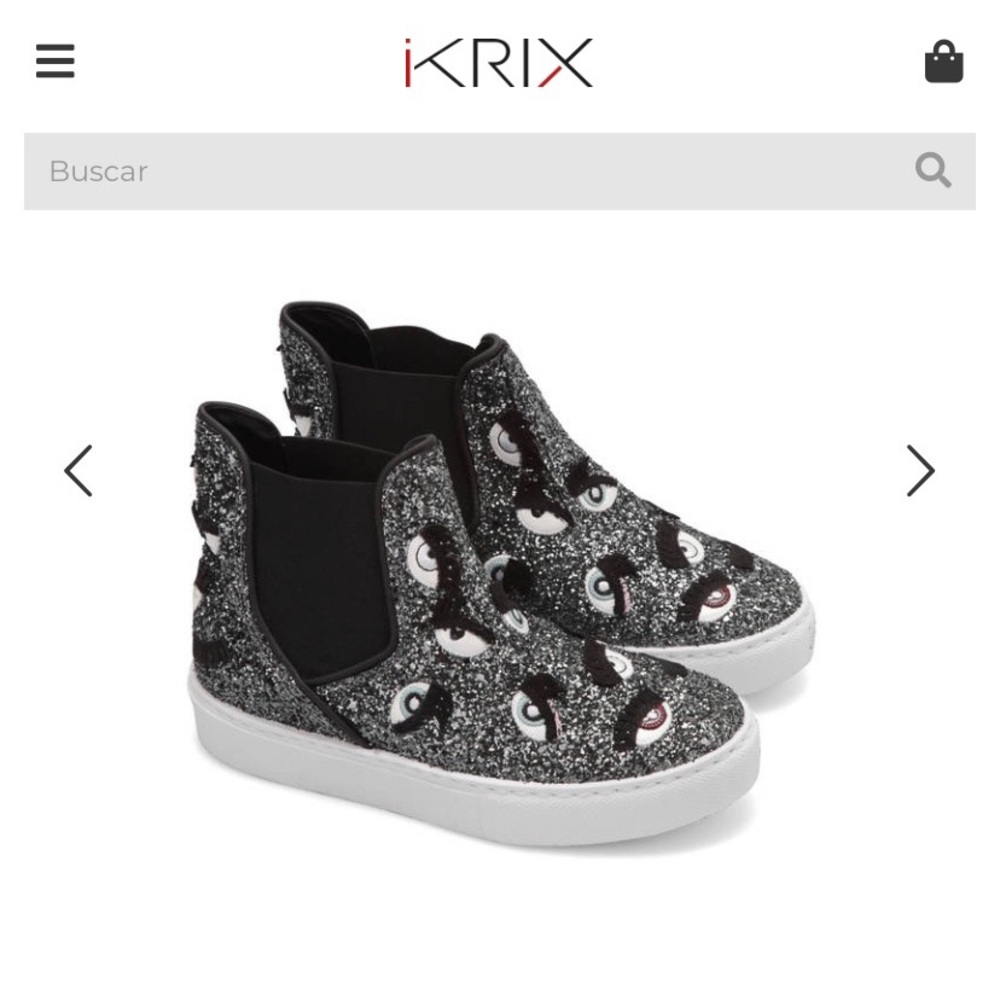 COPY - CHIARA FERRAGNI POPPY HIGH SLIP-ON - Picture 10 of 11